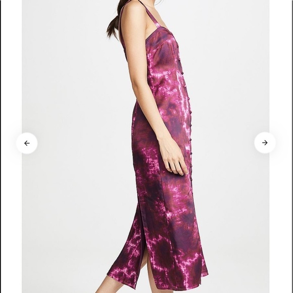 CINQ A’ Sept’ tie dye Alexa button down dress - Picture 5 of 15